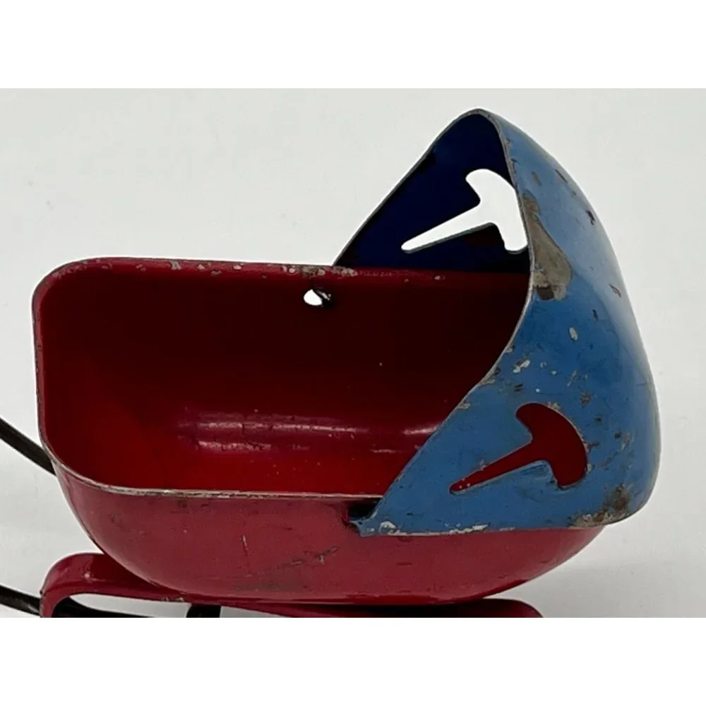 Vintage Wyandotte Tiny Toy Baby Stroller 1930's 6" Long - Picture 2 of 8